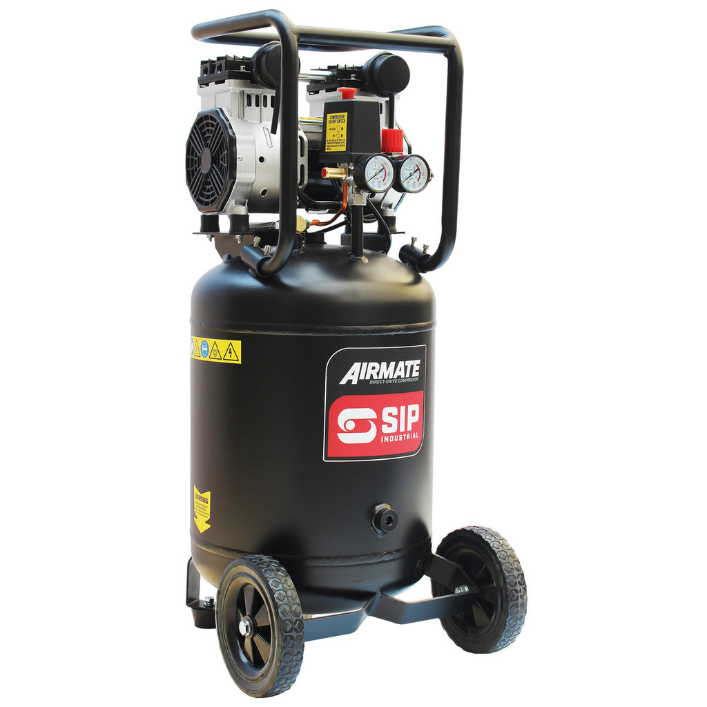 SIP DD 2hp 50ltr Low Noise Vertical Compressor