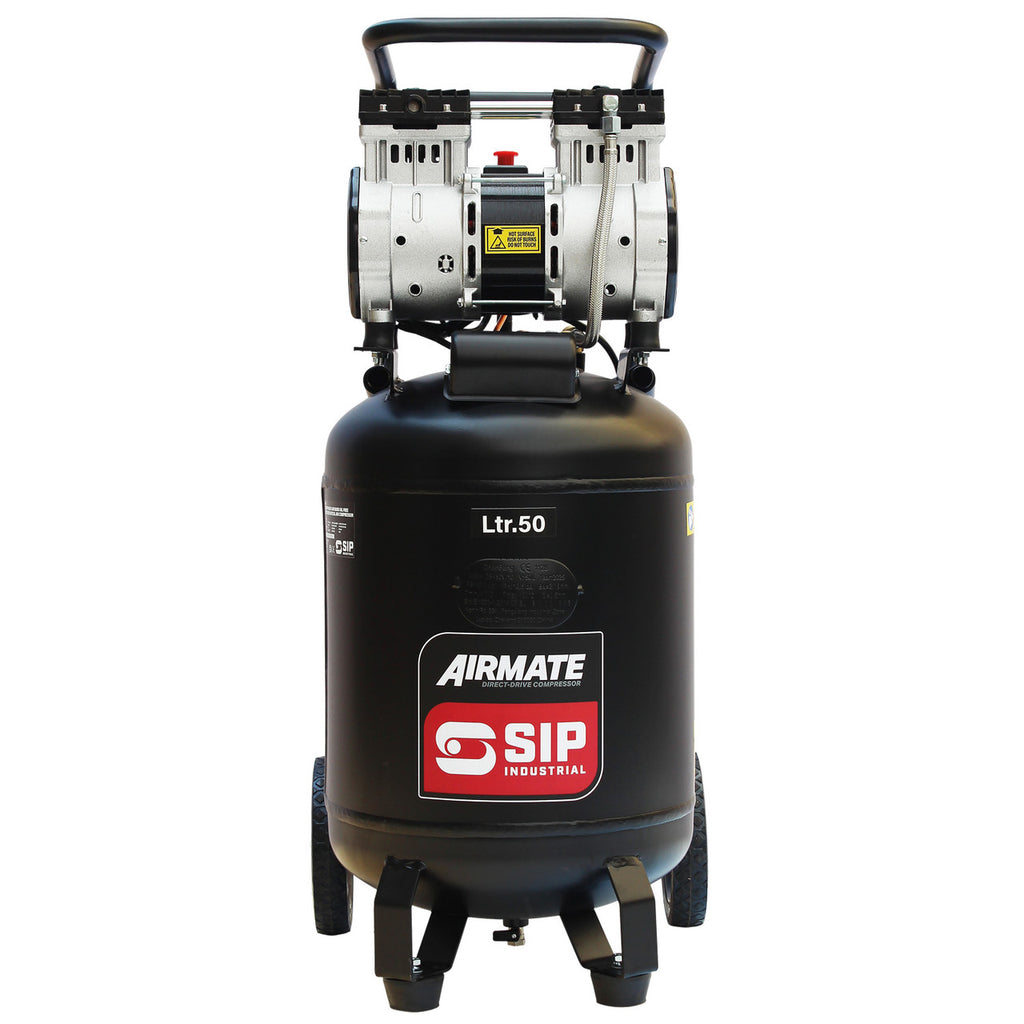 SIP DD 2hp 50ltr Low Noise Vertical Compressor
