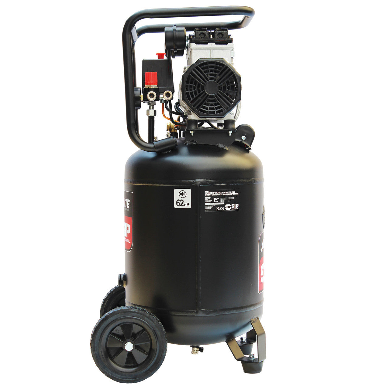 SIP DD 2hp 50ltr Low Noise Vertical Compressor