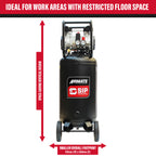 SIP DD 3hp 100ltr Low Noise Oil-Free Vertical Compressor