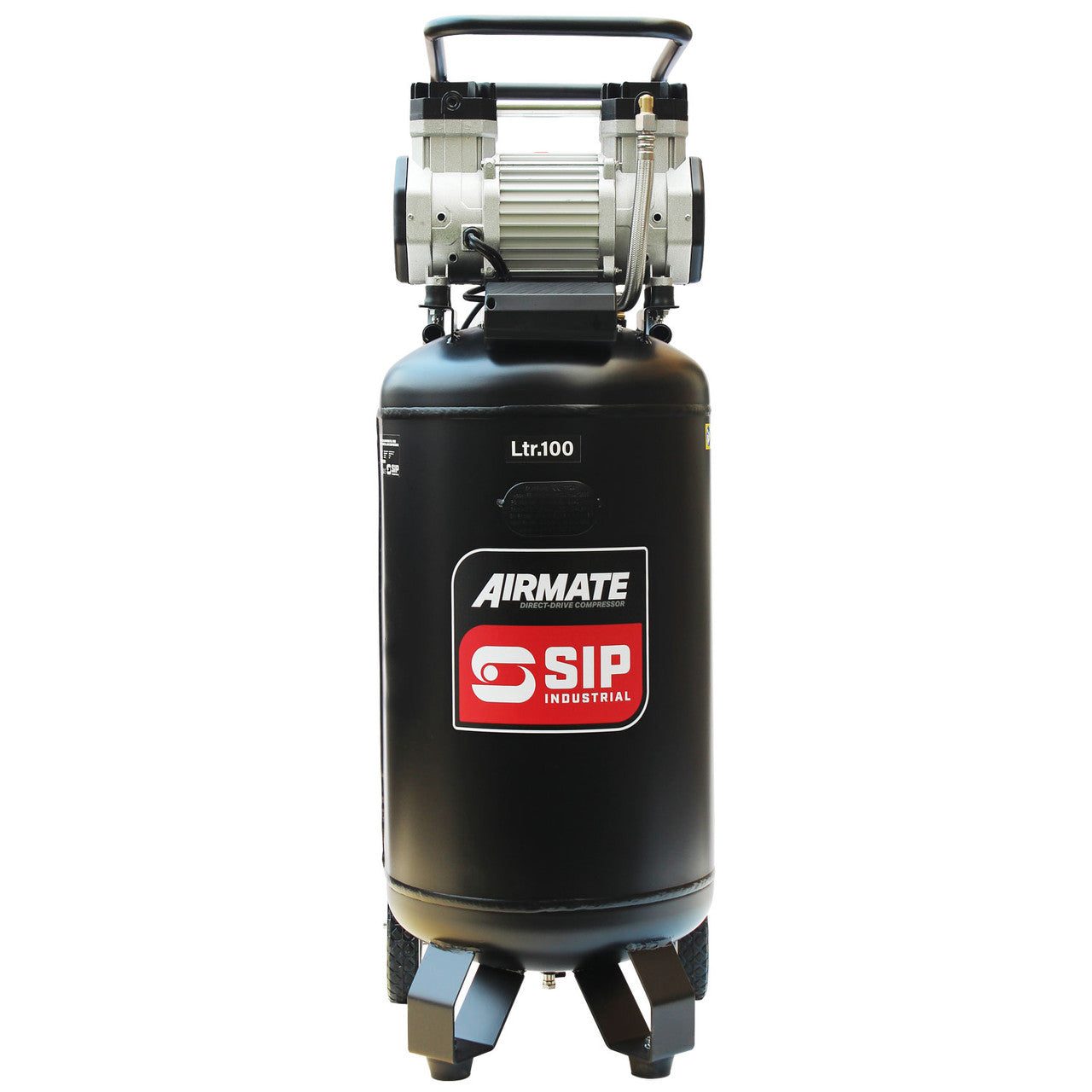 SIP DD 3hp 100ltr Low Noise Oil-Free Vertical Compressor