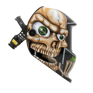 GYS LCD Venus 9/13G True Colour Welding Helmet - Bones