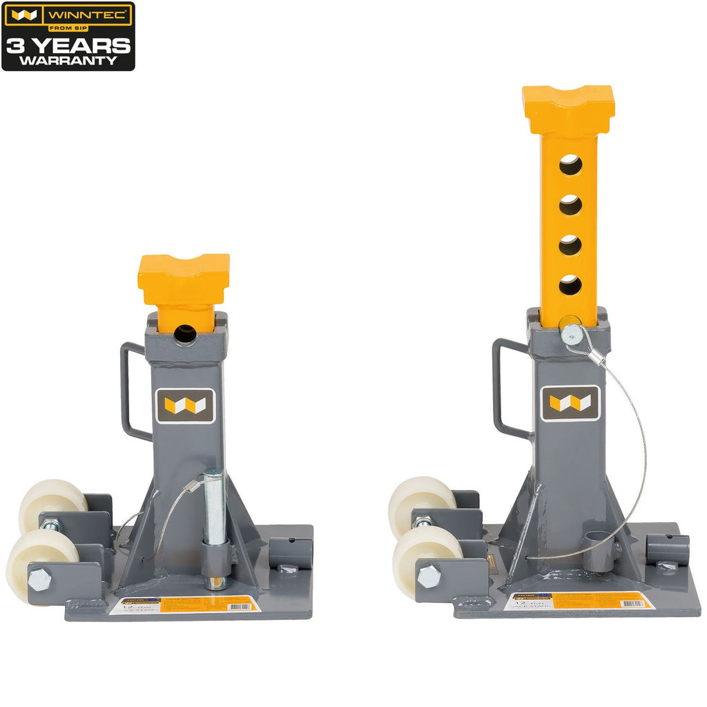 WINNTEC® 12 TON Trolley Jack Stands