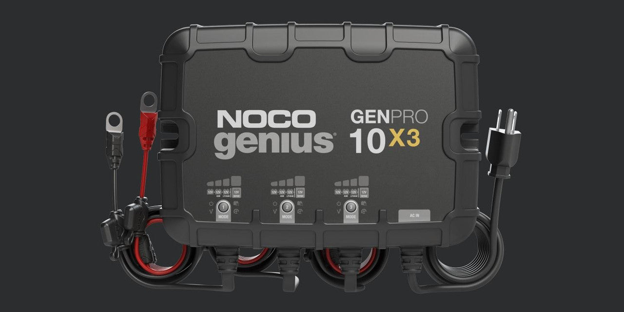 Noco Genpro 10x2 12V 3-Bank 30 Amp On-Board Battery Charger