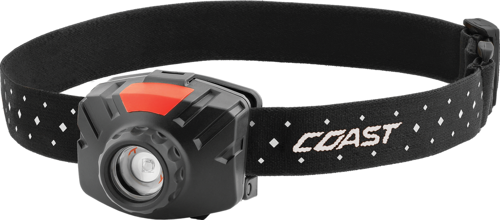 Coast Rechargeable Wide Angle Head Torch - Black