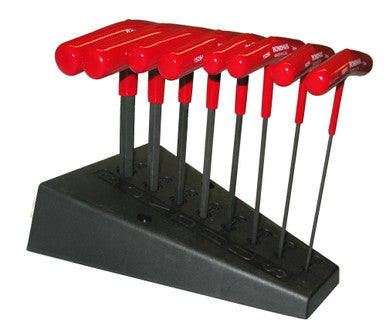 Bondhus 8pc 6in Hex Driver Metric 2-10mm Set with Stand