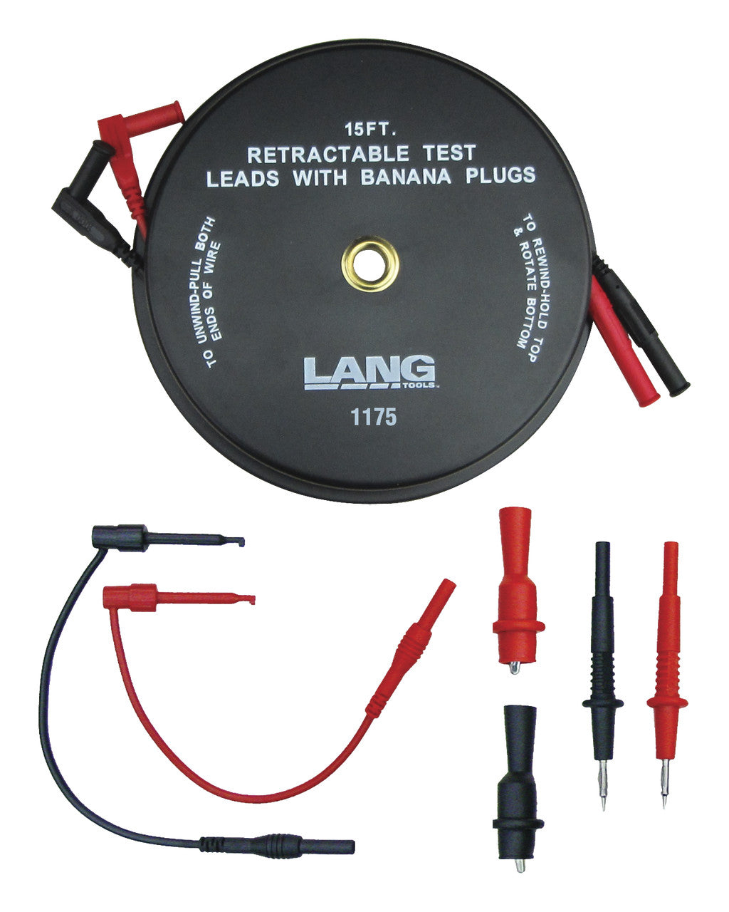 Lang Tools 7pc Retractable Leads 15ft