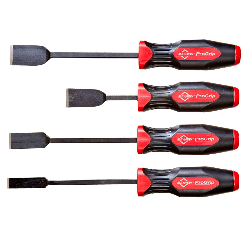 Mayhew Tools 4pc ProGrip Straight Scraper Set