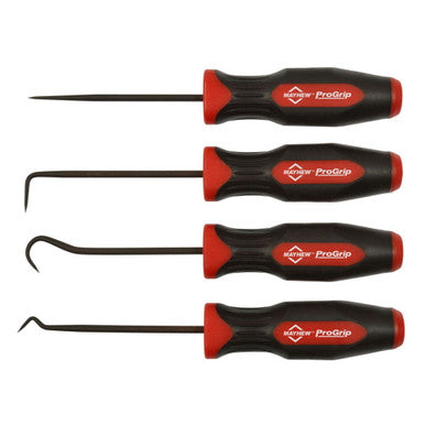 Mayhew Tools Progrip Miniature Hook and Pick Set 4pc