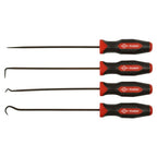 Mayhew Tools Progrip Miniature Long Hook and Pick Set 4Pc