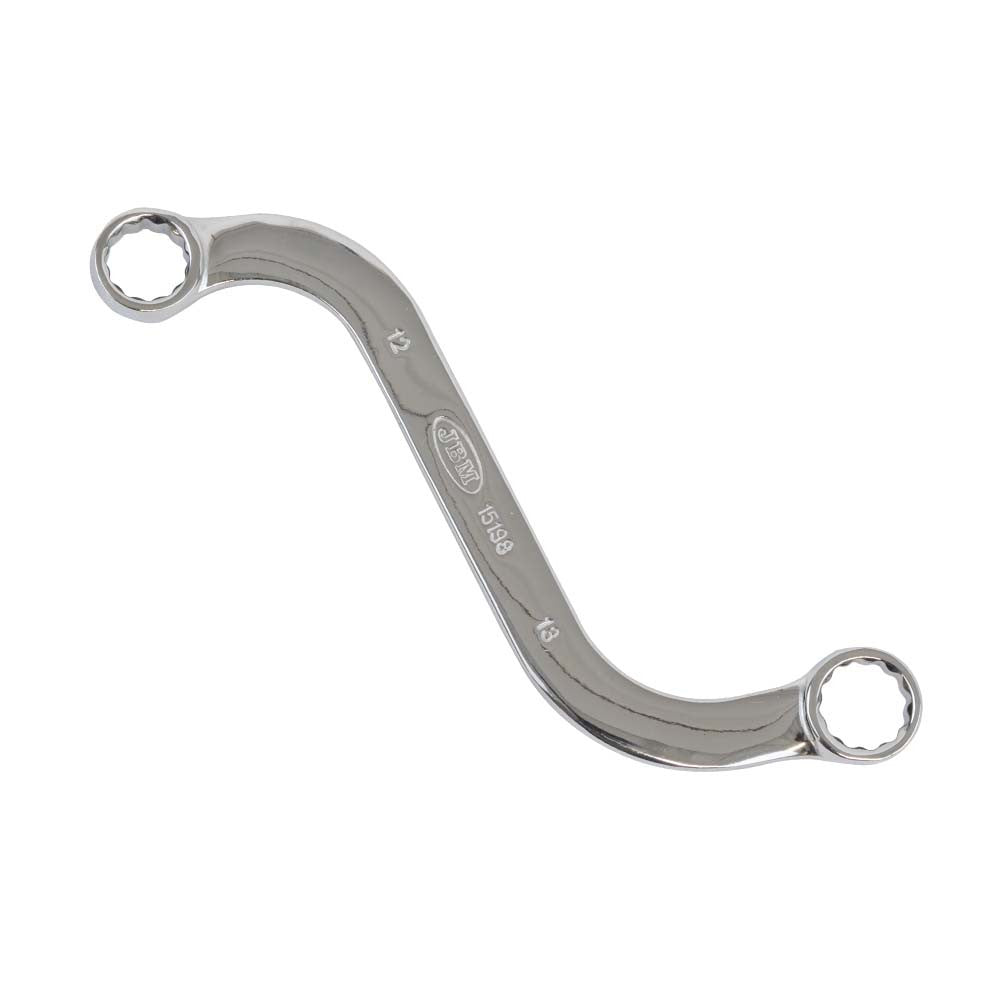 JBM Tools 6pc S Type Spanner Set 8-19mm