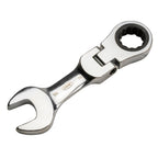 JBM Tools Mini Articulated Combination Ratcheting Wrench - 12mm