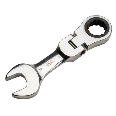 JBM Tools Mini Articulated Combination Ratcheting Wrench - 12mm