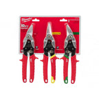 Milwaukee 3pcs Set Metal Tin Snips - 1pc 48224533