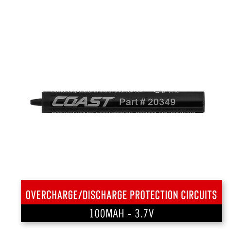 Coast Z200 A8R Zithion Rechargeable Battery
