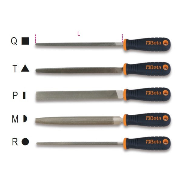 Beta Bastard Cut SINGLE File 10in Sq