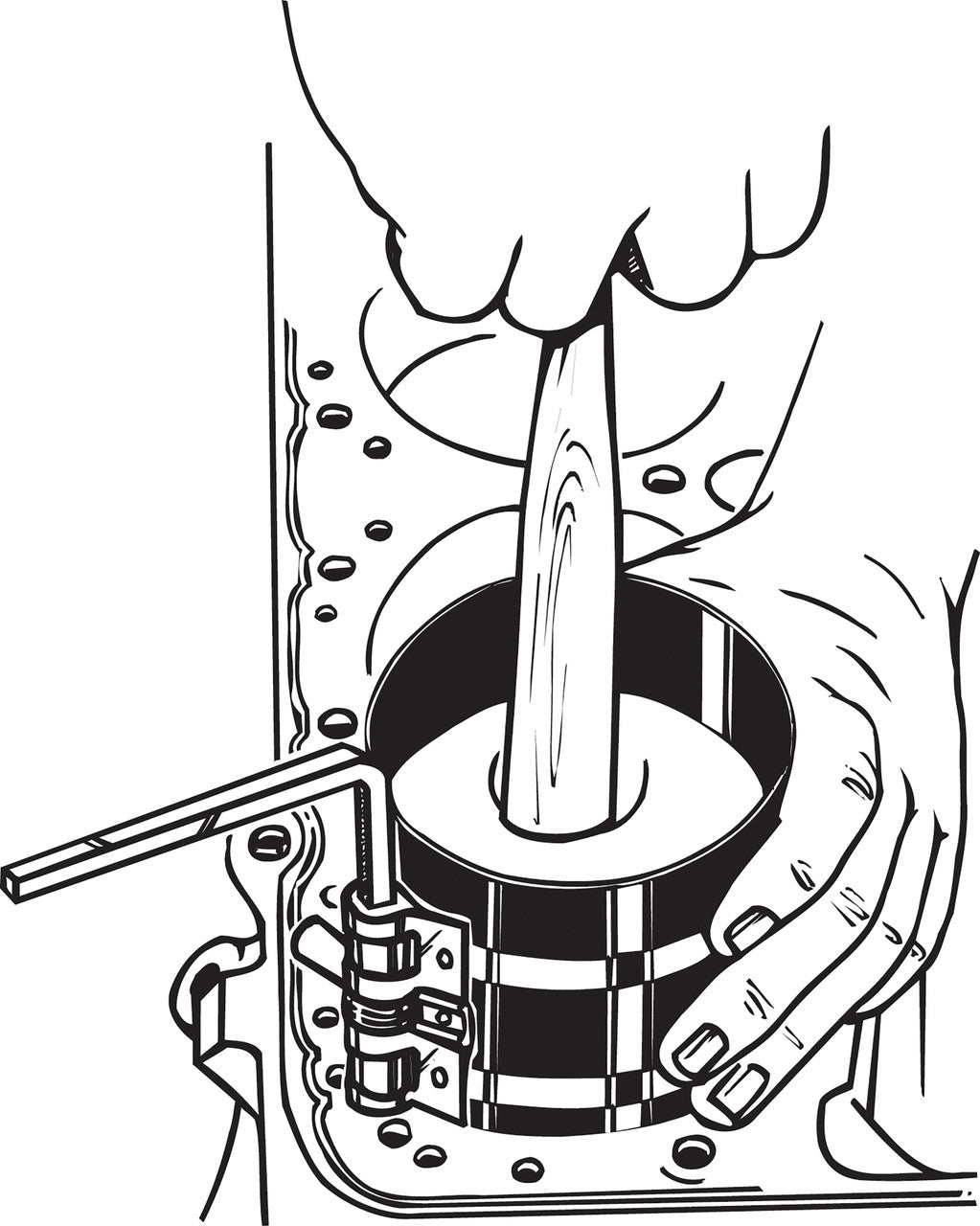 Lisle Piston Ring Compressor 3-7in