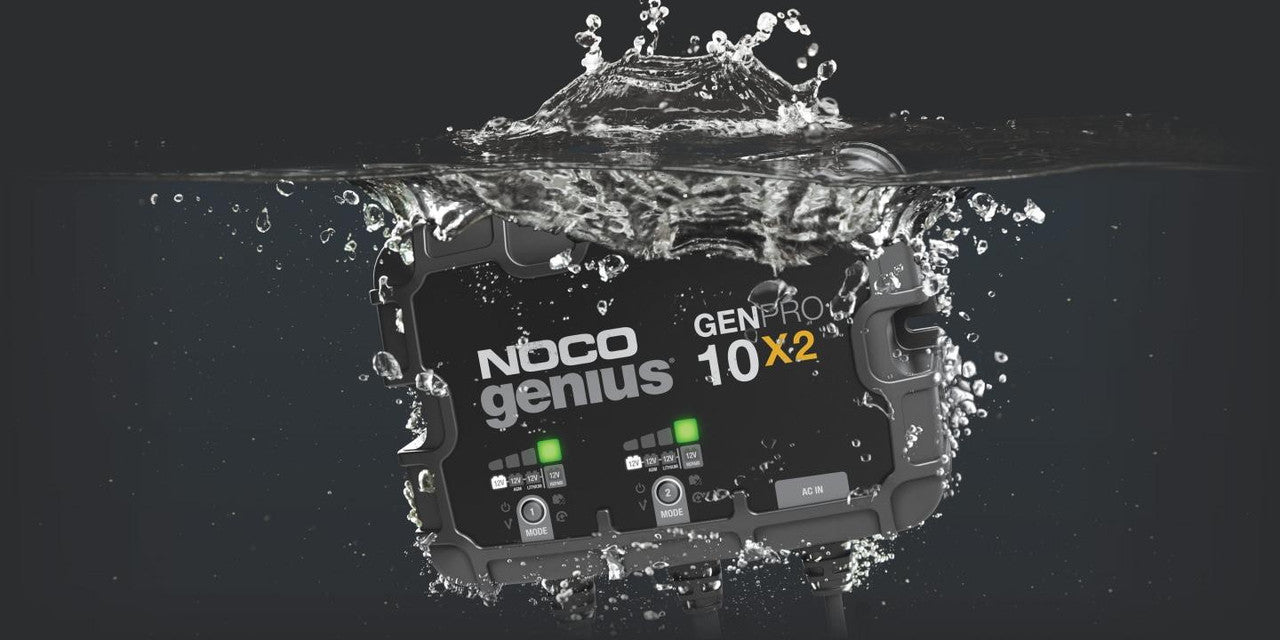 Noco Genpro10x2 12V 2-Bank 20Amp On-Board Battery Charger