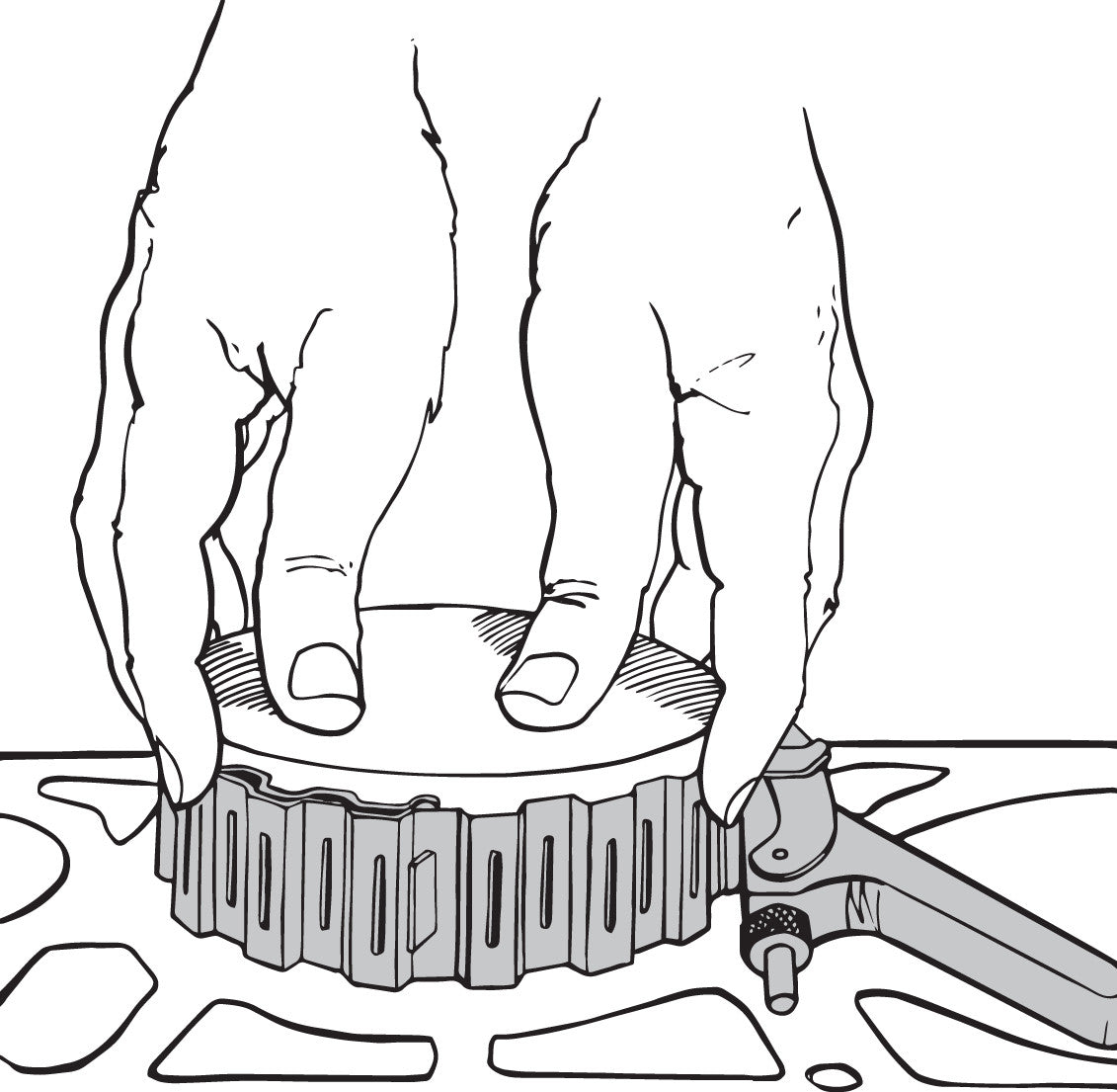 Lisle Ring Compressor Wrinkle Type