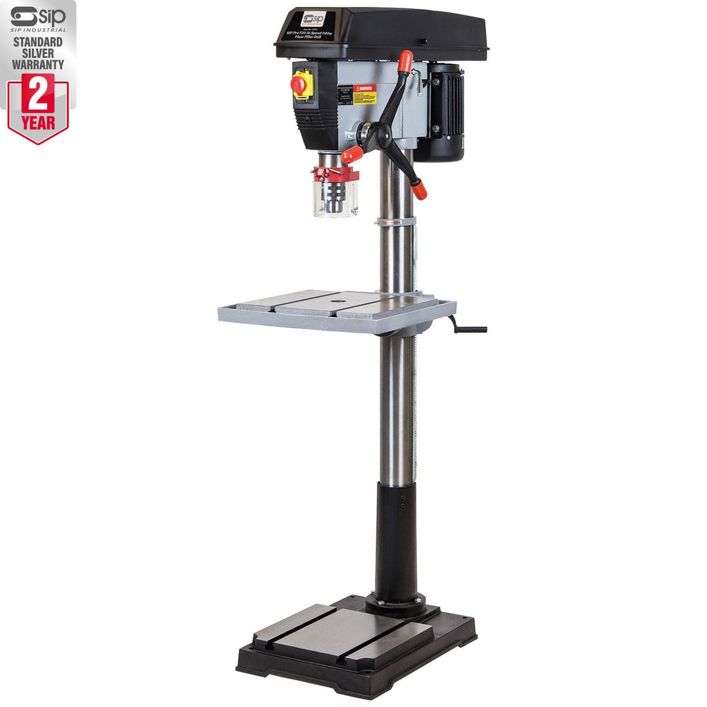 SIP Pro F20 12-Speed 1100w 230v Floor Pillar Drill