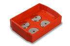 Magnetic Base For Milwaukee M18 3/4/5/6Ah XC Red