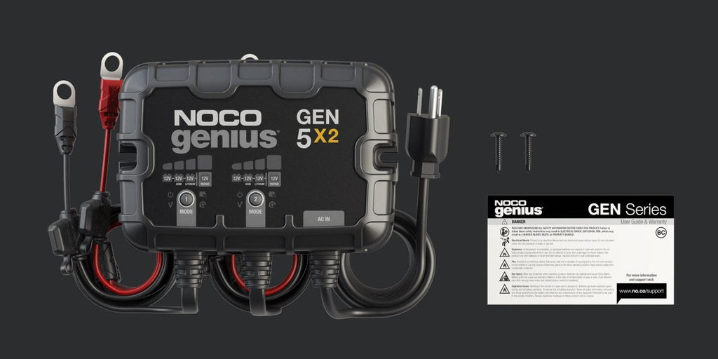 Noco Gen5x2 12V 2-Bank 10 Amp On-Board Battery Charger
