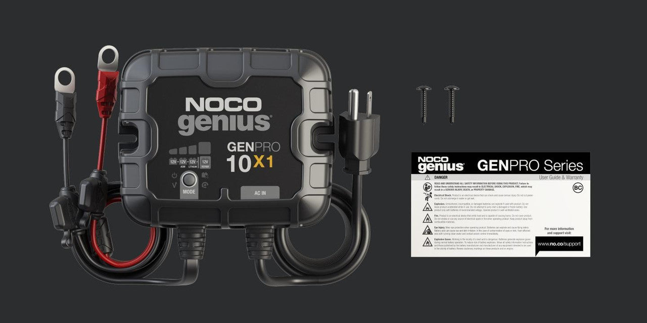 Noco Genpro10x1 12V 1-Bank 10 Amp On-Board Battery Charger