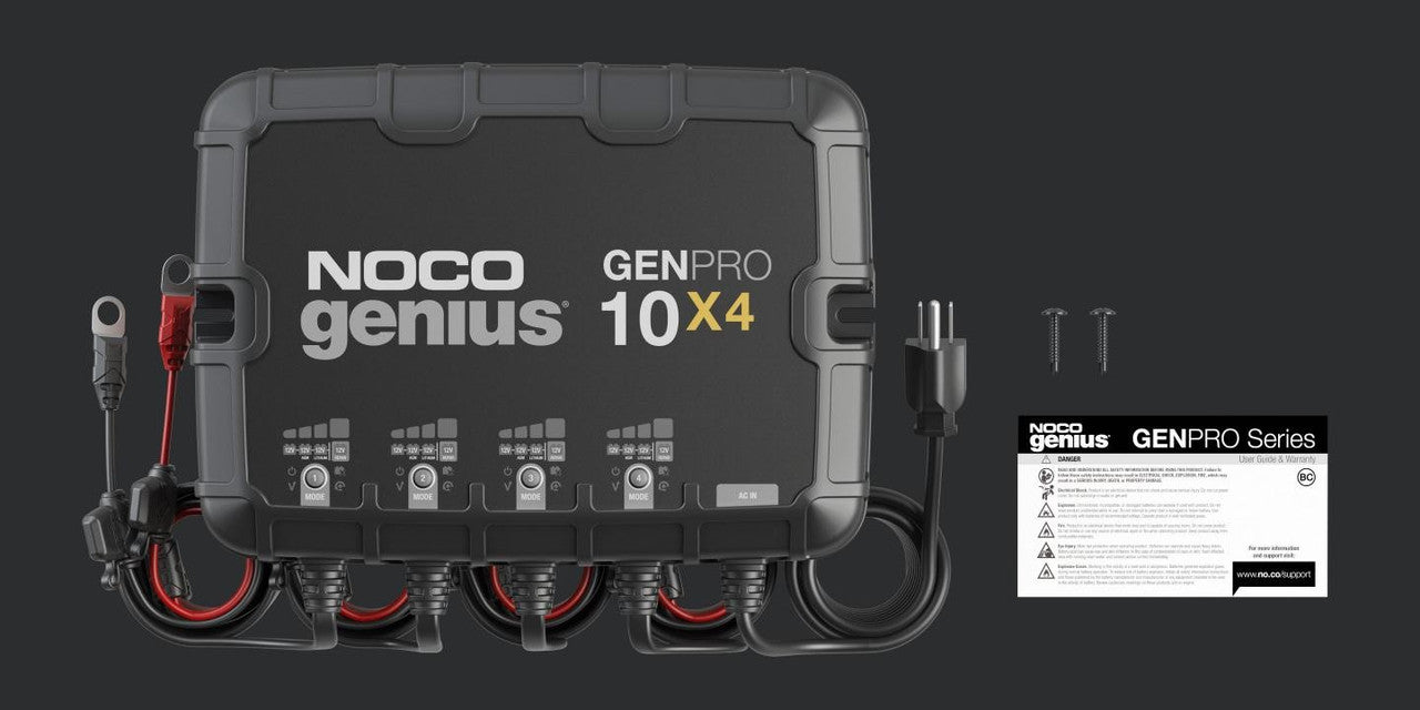 Noco Genpro10x4 12V 4-Bank 40Amp On-Board Charger