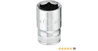 Gearwrench Standard Metric Socket 1/4in Drive 6 Point 11mm