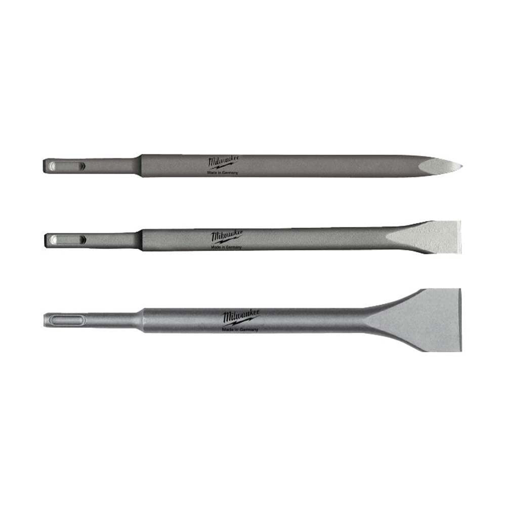 Milwaukee SDS + Masonry Hammer Drill Set 3pc 4932430001