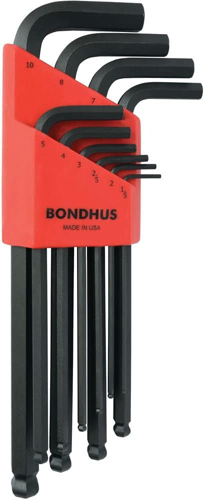 Bondhus 10pc Ball-End Hex Key 1.5-10mm Set