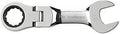 Gearwrench Stubby Flex-Head Combination Ratcheting Wrench 16mm