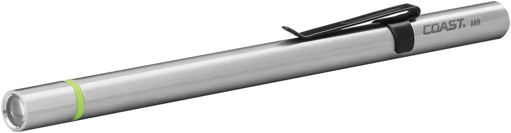 Coast A9-R Rechargeable Inspection Torch Kit Stainless Steel