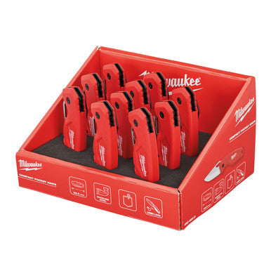 Milwaukee 10pc Folding Knife Counter Display Set