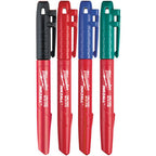 Milwaukee Fine Tip Colour Marker Set