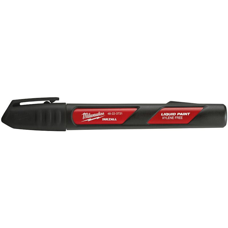 Milwaukee Inkzall 12pc Liquid Paint Marker - Black