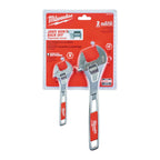 Milwaukee Twin pack adjustable wrenches - 48227400