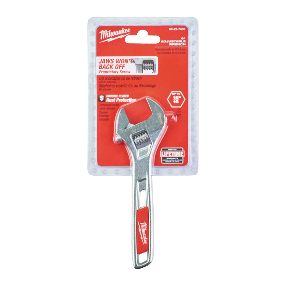 Milwaukee 150mm Adjustable Wrench-1pc 48227406