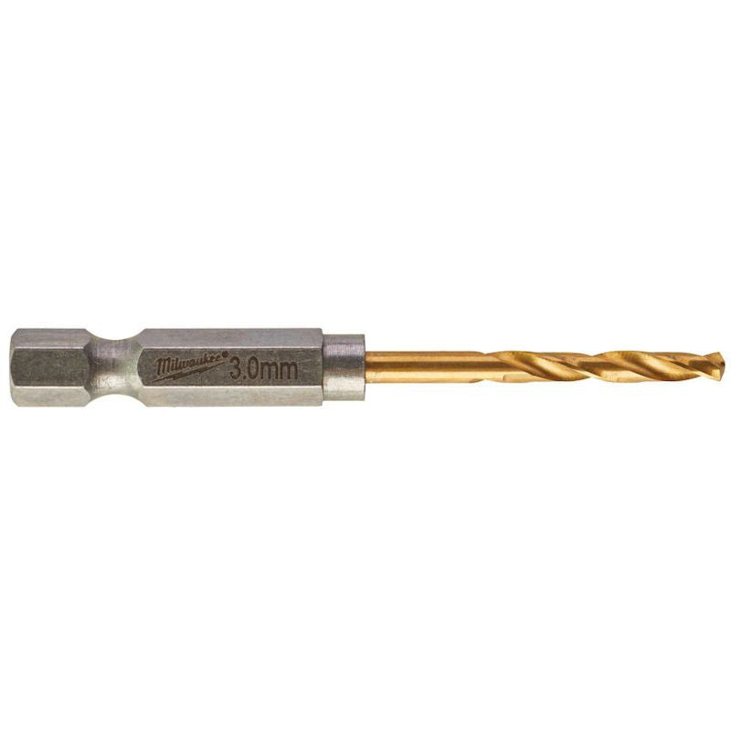 Milwaukee Metal Drill HSS-G Ti 3mm 2pc