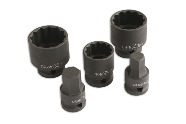 Laser Tools VAG Hub Nut Socket Set