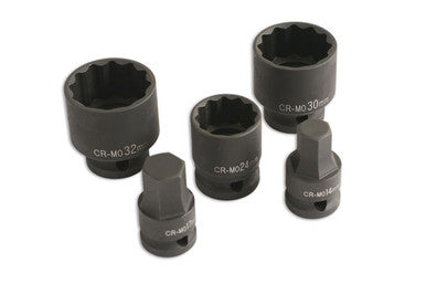 Laser Tools VAG Hub Nut Socket Set