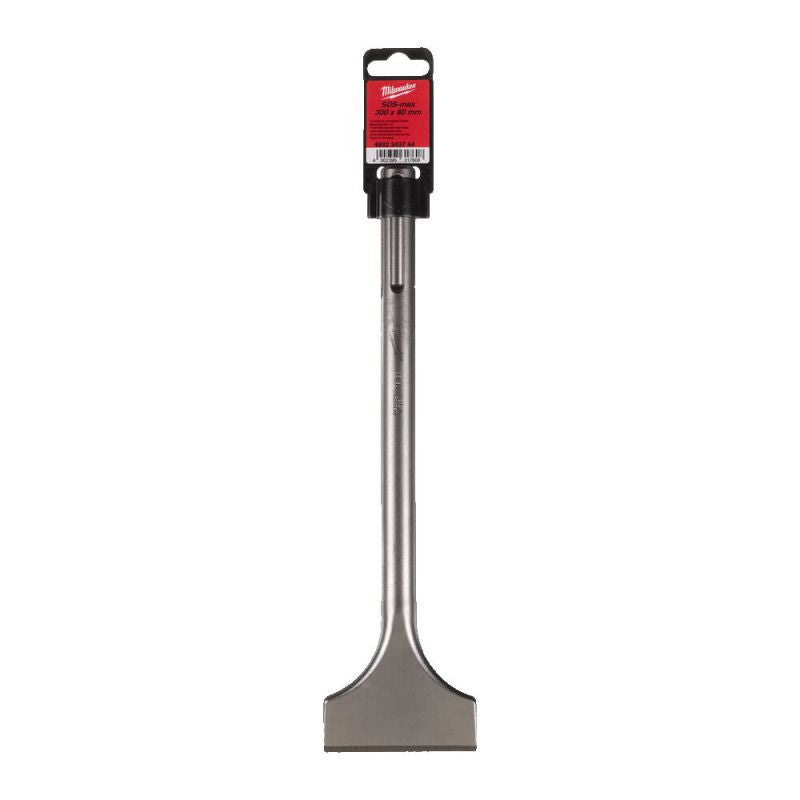 Milwaukee SDS Max Wide Flat Chisel 300x80mm - 4932343744