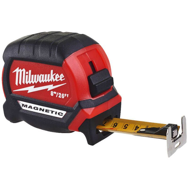 Milwaukee Magnetic Tape Measure 8m/26 - 4932464603