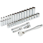 Milwaukee 3/8in Drive 32pc Ratchet & Socket Set