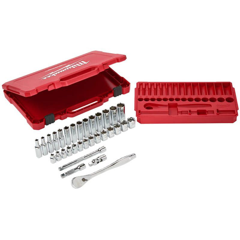 Milwaukee 3/8in Drive 32pc Ratchet & Socket Set