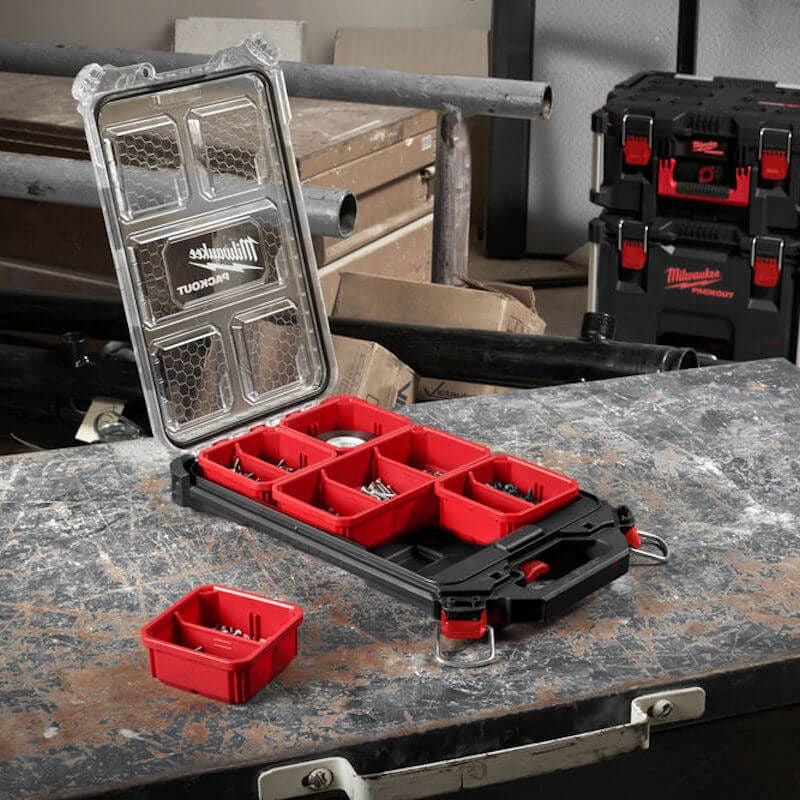 Milwaukee PACKOUT™ Compact Slim Packout Organiser -1pc 4932471065