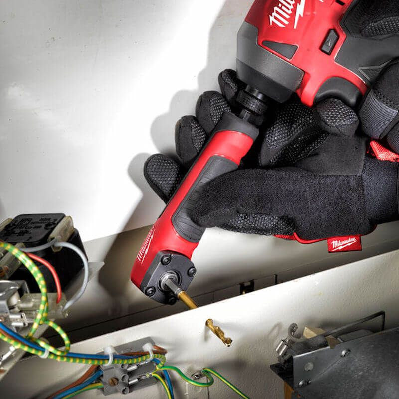 Milwaukee SHOCKWAVE™ Impact Right Angle Drill Attachment - 1pc