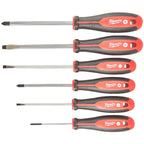Milwaukee 4932471806 Tri-Lobe Screwdriver Set 6pcs Pozi & Slotted