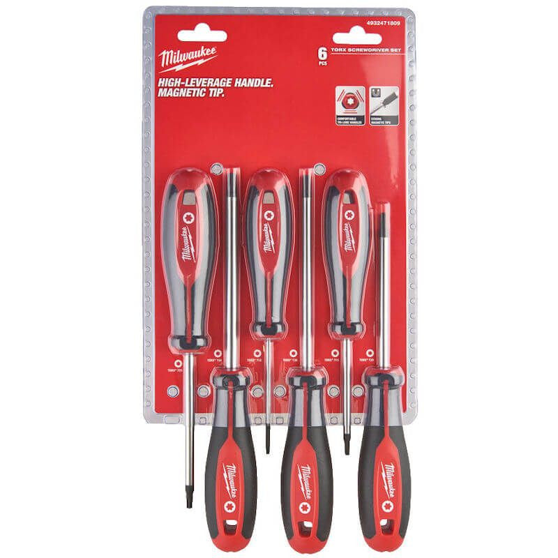 Milwaukee Tri-lobe Torx Screwdriver Set - 6pc 4932471809