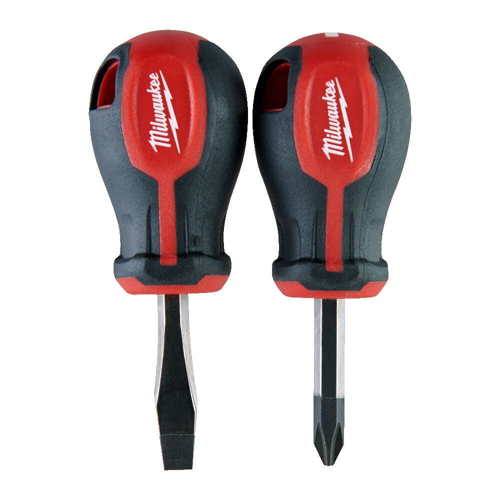 Milwaukee Tri-lobe Screwdriver Stubby Set - 2pc 4932471810